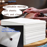 Sábanas Desechables, 35 Sábanas De Masaje Desechables, Colcha De Masaje a Prueba De Agua y Aceite,Cubierta De Cama Respirable Sin Tejer Para el Salón De Belleza Spa Tattoo Pestañas 31 "x 71" Blanco
