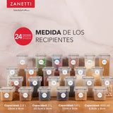Juego de 24 Recipientes Herméticos de Plástico para Almacenamiento de Alimentos - Libres de BPA - 75 etiquetas personalizadas- 24 Etiquetas de Pizarrón - 1 Marcador