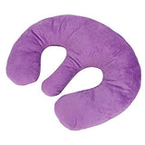 Almohada de apoyo para los senos del salón de belleza Almohada de almohada para el pecho de masaje SPA Almohada de poliéster Almohada de masaje Almohada hueca para la siesta Almohada(Púrpura)