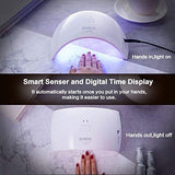 Salandens LED / UV Alta Potencia Lampara Uñas Del Uñas - USB Kit de Uñas de Gel Luces de Uñas Portátiles, Kit de Manicura Permanente Con Lampara, Lampara Manicura Gel de Uñas, Bastante UV Lamp Productos Para Uñas (blanco)