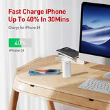 ▶ Cargador portátil de 9000 mAh Ultra Compacto con Cable Integrado, Paquete de batería Externa pequeña Compatible con iPhone 14/14 Plus/14 Pro Max/13/13 Mini/13 Pro Max/12/12/Pro/11/XR/XS/X/8/7/6