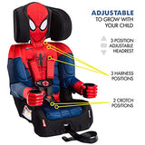 KidsEmbrace 2 en 1 arnés elevador de asiento de coche, Spider-Man, Negro