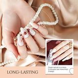 Esmalte en Gel Kit-Juego de 6 Colores de Esmalte de Gel Desnudo Todas Las Estaciones Tonos de Piel Rosa Marrón Gel de Uñas Neutro Kit De Uñas de Gel Con Empapa Lámpara LED Regalo de Manicura DIY Para Mujeres