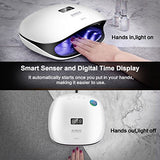 SUNUV 48W UV LED Nail Dryer for Gels Polish With Sensor (White)