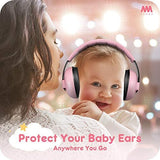 Mumba Auriculares con cancelación de ruido para bebés con protección auditiva para bebés y niños pequeños - Mumba Baby Earmuffs - Edades de 3-24 meses - para dormir, estudiar, aviones, conciertos, películas, teatro, fuegos artificiales