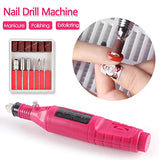 BITUBITU Taladro eléctrico Profesional para uñas acrílicas Máquina pulidora de uñas eléctrica Kit de pedicura manicura Lima de uñas Kit de Taladro portátil para uñas