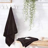 Juego de 4 Toallas de baño de algodón Premium, 100% algodón Puro, 4 Toallas de baño de 27 x 54 Pulgadas, Ideales para Uso Diario, Ultra Suaves y Altamente absorbentes, café Chocolate