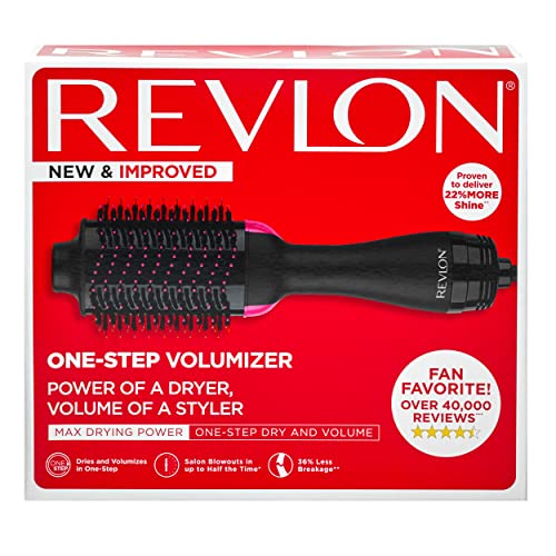 REVLON Salon One-Step Secador y Voluminizador, Negro