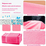 50 piezas de sábanas desechables, sábanas de spa, sábanas de mesa de masaje, cama impermeable, para prueba de tejidas, sábanas de spa para mesa de masaje, tatuajes, salones de belleza, cama de pestañas, color rosa