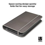 ▶ Escurridor  Umbra UDRY DISHRACK W/Dry Mat Charcoal, 24 x 18 x 10.8