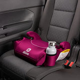 Diono Solana, sin pestillo, asiento elevador sin respaldo único, ligero, lavable a máquina, portavasos, color rosa