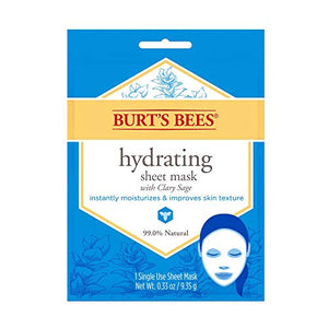 Burt's Bees Máscara Facial Hidratante Hydrating Sheet Mask with Clary Sage