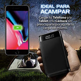 Power bank 20000 mAh Banco de Energía Cargador Batería Con Pantalla LED, Pila Carga Rápida Salida USB de Alta Velocidad Original,Compatible para Laptop Macbook Pro Redmi Book Huawei Matebook iPhone Ideal para regalo