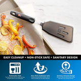 Espátula de pescado de silicona – Espátula de pescado para utensilios de cocina antiadherentes – Espátula giratoria de pescado 100 °F resistente al calor última intervensión de BPA – Espátula de cocina ranurada para cocinar – Espátula de huevo fina