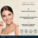 Gel Limpiador Facial 480ml. Acido Hialuronico, Colageno, Niacinamida, Vitamina C, Vitamina E y Extracto de Rosas - COLLAGENIC Limpieza Facial Limpiador de Poros Hidratante Facial Sustituto de Jabón Facial