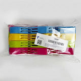 Paquete de 16 clips de toalla de playa para sillas de piscina en crucero, tamaño grande, pinzas de plástico para colgar clips para evitar que tu toalla se vuele, color brillante a la moda