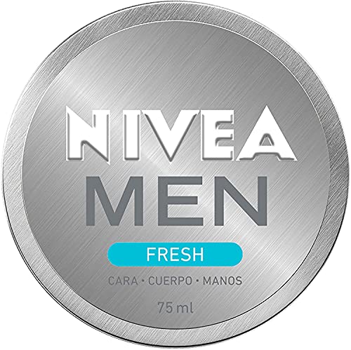 NIVEA MEN Crema corporal para hombre en gel con menta acuatica hidratante, fresh para cuerpo, rostro y manos