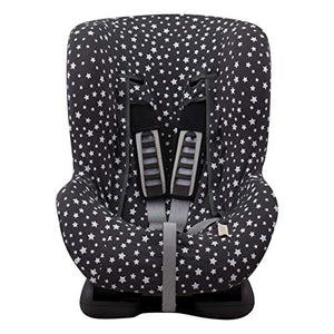 JANABEBE Funda Universal para Silla de Coche Grupo 1-2-3 (Black Star)