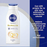NIVEA Body Crema Corporal Reafirmante con Q10, 400 ml, Blanco
