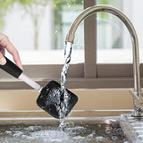 Espátula pequeña de silicona resistente al calor y acero inoxidable – Espátula pequeña giratoria de goma – Espátula de silicona flexible para hornear y utensilios de cocina antiadherentes – Espátula para panqueques y galletas