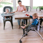 Ingenuity SmartServe - Trona 4 en 1 con bandeja abatible - Clayton - Silla alta, silla infantil y elevador