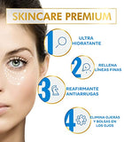 Crema contorno de Ojos Antiarrugas, Ojeras y bolsas, Acido Hialuronico facial y Aminoácidos Reparadores. Crema para Ojos Reafirmante SQIN LX, 15 ml