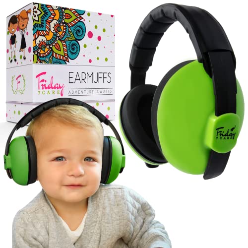 Protección para los oídos de bebé (0 a 2 años) – Cómodas y ajustables con cancelación de ruido para bebés y recién nacidos | Auriculares de bebé reducción de ruido para aviones