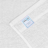 Paños de algodón – Paquete de 24 toallas de algodón hilado en anillo de alta calidad, súper absorbentes, suaves, calidad de spa, toallas de gimnasio, toallas multiusos reutilizables (blanco)