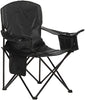 Amazon Basics - Silla plegable acolchada para acampar al aire libre con bolsa de transporte, 38 x 24 x 36 pulgadas, color negro