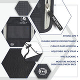 VENTURE 4TH Portadocumentos de Cuello | Cartera de Viaje Anti Robo para Mujeres, Hombres y Niños, con Tecnología RFID para Viajar con Total Seguridad (Negro)