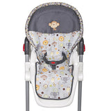 Baby Trend Sit - Silla alta derecha con cabezales de bobble