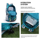 Mochilas Senderismo 40 litros Set, Impermeable Mochila Hombre Mujer Escalada Deporte Morral con Cubierta De Lluvia para Viajes Acampadas