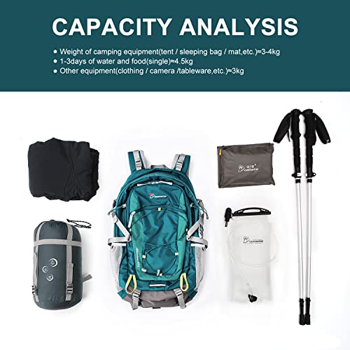 Mochila De Montaña Mountaintop Mochilas Senderismo 40 Litros Set