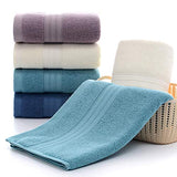 Juego de Toalla de Mano de 4 Piezas de 74x34CM, 100% Algodón, Felpa Supersuave, de Secado Rápido, Extra Grande, Altamente Absorbente, para baño, Ducha, Playa, SPA, Calidad (4 Colores)