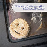 Scrub Daddy PowerPaste - Kit de pasta de limpieza multiusos, producto de limpieza natural, no tóxico, multisuperficie, incluye PowerPaste y exfoliante de doble cara sin tintes, 1 unidad