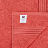 Toallas de mano coral 100% algodón peinado hilado en anillo, ultra suaves y altamente absorbentes, toallas de mano grandes y gruesas de 16 x 28 pulgadas, toallas de mano de calidad de hotel y spa (paquete de 6)