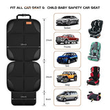 Smart eLf Protectores de Asiento para Coche Impermeable - 2 Piezas Protector de Asiento de Coche para los Asientos de Coche de Bebé Protector Seguro para Asiento Infantil - Compatible Isofix