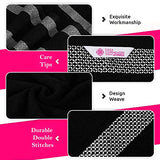 Solitaire Designed in Dinamarca, juego de 6 toallas de algodón egipcio decorativas, para cocina y baño, incluye 2 toallas de baño, 2 toallas de mano, 2 paños de baño, color negro oscuro