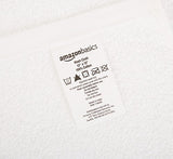 Paños de secado rápido, extra absorbentes, algodón de rizo, paquete de 24, color blanco, 12 x 12 pulgadas