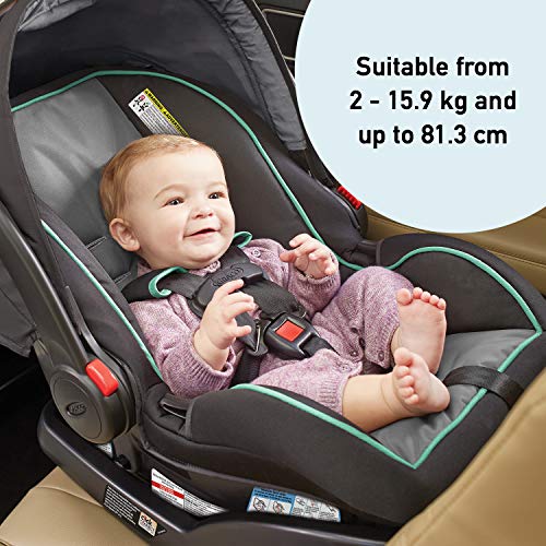 Graco SnugRide SnugLock 35 Infant Car Seat with adjustable base, Tenley, One Size