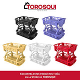 Escurridor de Platos 2 Pisos de plástico | Color Negro | Ahorrador de Espacio | Practico y fácil de armar