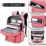 Mochila para Laptop Computadora Portátil para Empresas, Mochila de Viaje TUQI Casual Business College Mochila para Hombres, Mujeres, Trabajo, Macbook, Tableta (Rosa)