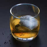 Moldes para Hielo Bandejas de Silicona para Cubitos de Hielo, Grandes, Cuadradas, de 2 Pulgadas, para Cubitos de Hielo, para Whisky, Cócteles, Fácil liberación, Flexible, Paquete de 2 (gris)