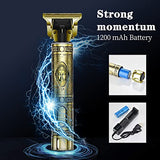 Cortapelos para Hombres,Recortadora Eléctrica para Hombres,Máquina Cortapelo, Recortadora de Cabello para Hombres, Cortadora de Cabello Inalámbrica con Cuchilla en T, Cortadora de Precisión Recargable con 4 Peines GuíaCarga USB