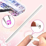 6400 piezas de diamantes de imitación para uñas, piedras de cristal para uñas, oro y plata, lentejuelas coloridas, kit de uñas con pinzas y lápiz de cera para decoración de uñas, accesorios