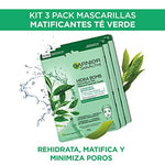 Garnier Skin Naturals Face Bundle garnier 3pack mascarilla en tela te verde hidra bomb