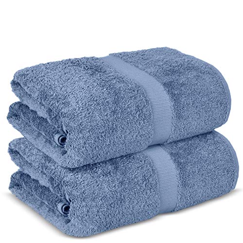 Toallas de baño turco 100% algodón de alta calidad (toallas de baño grandes de 35 x 70 pulgadas, madera de cuña)