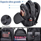 mochila para portatil con USB Puerto de carga Daypack compartimiento 17 pulgada laptop mochilas para antirrobo impermeable negocio al aire libre mochilas para hombre