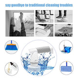 SZFIXEZ cepillo para polvo de limpieza eléctrico inalámbrico para baño, limpiador eléctrico giratorio con 4 cabezales de cepillo para polvo de limpieza de ducha reemplazables para pared, baño, piso de azulejos, tina, inodoro, ventana