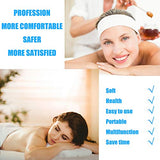 Sábanas desechables para cama de spa, salón de belleza, hotel, masaje, impermeable, a prueba de aceite, transpirable, no tejida, 80 x 70 pulgadas, 20 unidades, Blanco